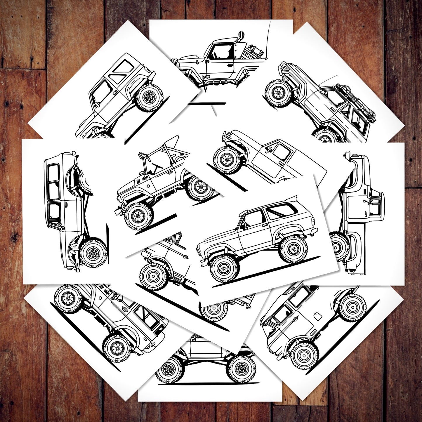 4x4 Adventure Coloring Pack