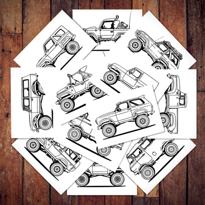 4x4 Adventure Coloring Pack